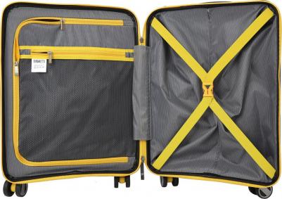 Чемодан 40 литров из пластика черный (EN6520-20-27) – фото 3