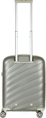 Чемодан 48 литров из пластика бежевый (EN1020-20-13) – фото 2