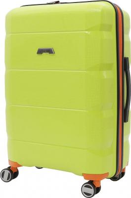 Чемодан 68 литров из пластика зеленый (EN6520-24-116)