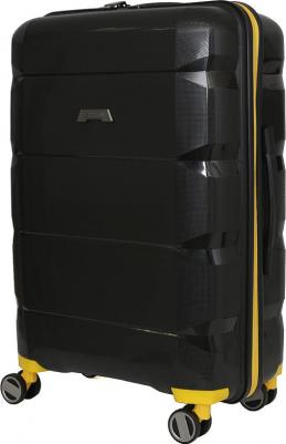 Чемодан унисекс EN6520 черный, 66x45x25 см