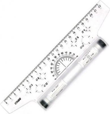 Рейсшина 22 см, металлический ролик – фото 4