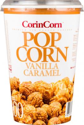 Попкорн сладкий Карамельный, в картонном стакане 100 г – фото 1