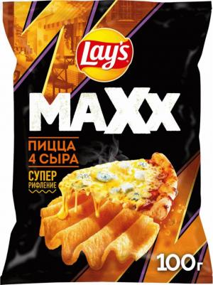 Чипсы махх пицца 4 сыра 100 г