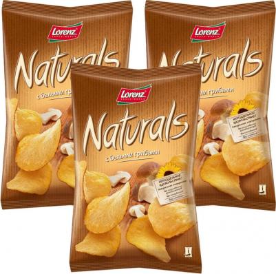 Чипсы Naturals картофельные с белыми грибами 100 г – фото 2