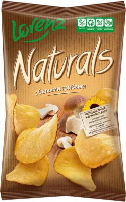 Чипсы Naturals картофельные с белыми грибами 100 г