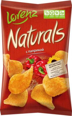 Чипсы Naturals с паприкой 100г (упаковка 6 шт.)