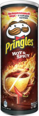 Чипсы картофельные Hot & Spicy с острым и пряным вкусом 165 г – фото 1