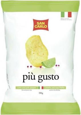 Чипсы Carlo Piu Gusto Лайм и розовый перец 150г – фото 3