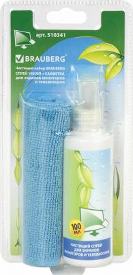 Чистящий набор для экранов салфетка + спрей 100мл – фото 11