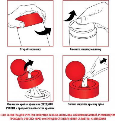 Влажные салфетки для экранов всех типов и пластика 513321 – фото 3
