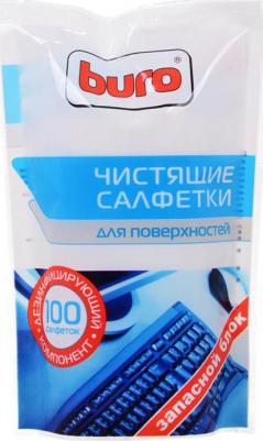 Чистящие средство BU-Zsurface чистящие салфетки для поверхностей запасной блок к тубе 100 шт – фото 3
