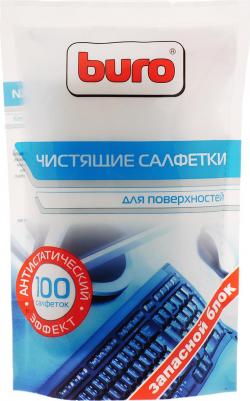 Чистящие средство BU-Zsurface чистящие салфетки для поверхностей запасной блок к тубе 100 шт – фото 5