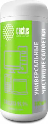 Салфетки влажные CS-ASC100 универсальные антибактериальные, спиртовые, 100 шт – фото 2