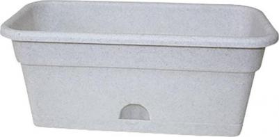 Балконное кашпо с поддоном 5 01601 ДАР 60х20х17 см, 12 л, мрамор 015168 – фото 3