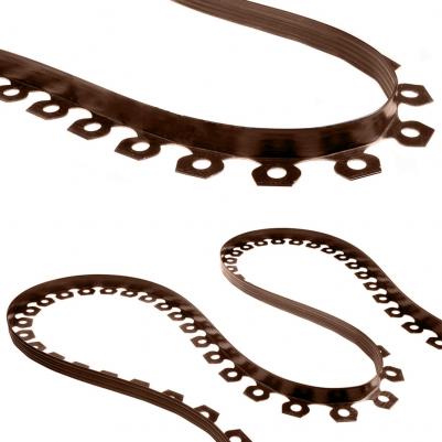 Садовый пластиковый бордюр Манго GPBG55.10.30.Br – фото 4