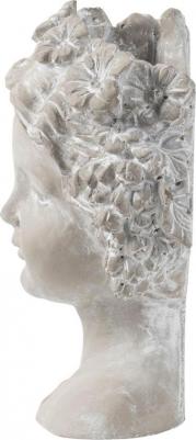 Цветочное кашпо настенное D8027 серый 1 шт – фото 2