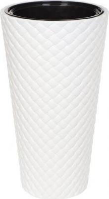 Цветочное кашпо М-пластика Ротанг со вставкой М 3407 черный 1 шт – фото 5