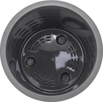 Цветочное кашпо со вставкой М 3201 24 л графитовый 1 шт – фото 2