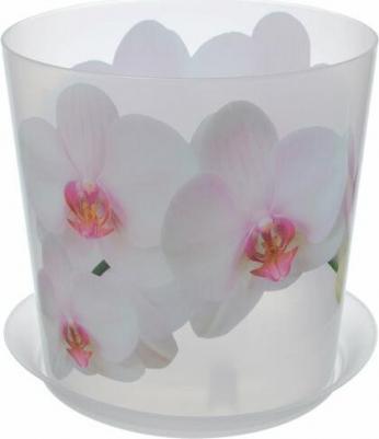 Горшок для орхидей с поддоном "Деко", 2,4 л, цвет голубой – фото 1