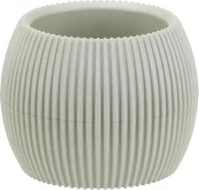 Кашпо ПИКАНТО D115 мм, 0,35 л, белый ротанг, М 3211