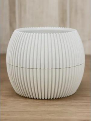 Кашпо ПИКАНТО D115 мм, 0,35 л, белый ротанг, М 3211 – фото 8