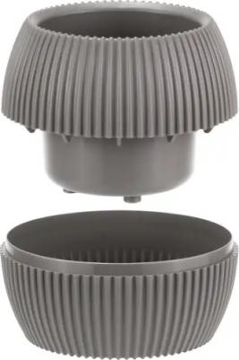Кашпо ПИКАНТО D115 мм, 0,35 л, французcкий серый, М 3211 – фото 3
