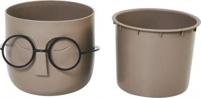 Кашпо Стив со вставкой, d 11,5 – фото 1