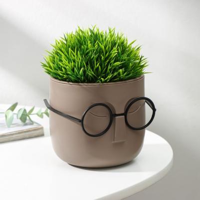 Кашпо Стив со вставкой, d 11,5 – фото 2