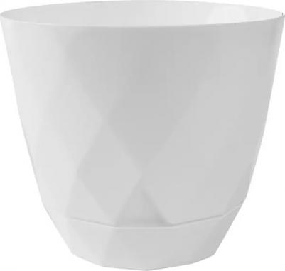 Цветочный горшок с поддоном laurel 9073790 2,3 л белый 1 шт – фото 6