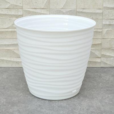 Цветочный горшок с поддоном Saffron 9,1 л белый – фото 7