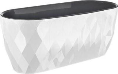 Цветочное кашпо со вставкой laurel 9165914 5 л белый 1 шт – фото 1