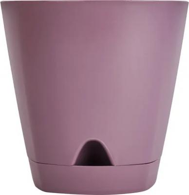 Цветочный горшок Amsterdam с подставкой ING6198МС 0,65 л морозная слива 1 шт – фото 2