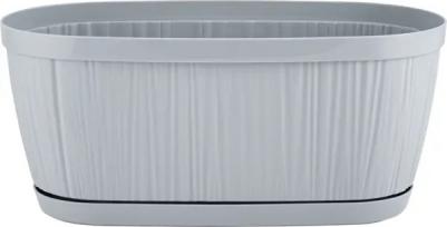 Цветочное кашпо Barcelona овальный IG623310025 2,7 л коричневый 1 шт