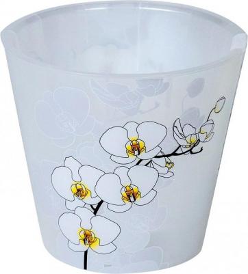 Горшок для цветов Фиджи Орхид белый (16х16х14.5 см) – фото 1