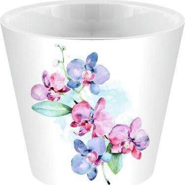 Горшок для цветов Фиджи Орхид белый (16х16х14.5 см) – фото 12