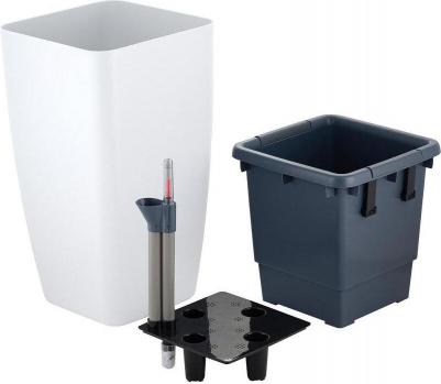 Горшок для цветов Munchen белый (24x24x52.4 см) – фото 5