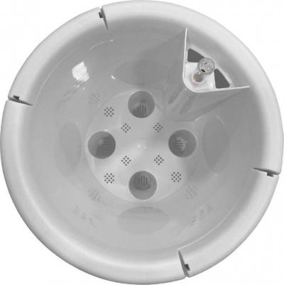 Горшок для цветов с автополивом Munchen белый (25x28.7x25 см) – фото 8