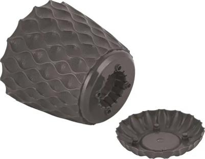 Горшок для цветов Wave с дренажной сеткой и поддоном, горький шоколад 2,5л – фото 3