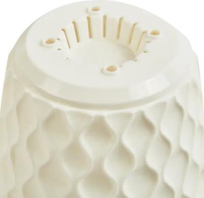 Горшок для цветов Wave с дренажной сеткой и съемным поддоном D145мм белоснежный жасмин, 1,4 л – фото 8