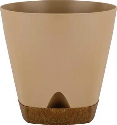 Горшок для цветов Wood 1.35 л молочный шоколад