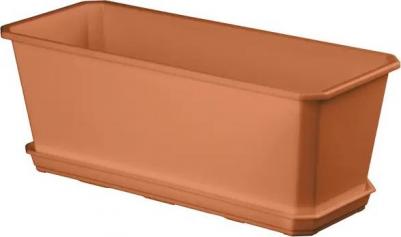 Поддон для балконного ящика "Basil" 40 см. терракот – фото 2