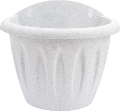 Кашпо настенное Фелиция, 20x17.3 см, 20x14.6x17.3 см, мрамор