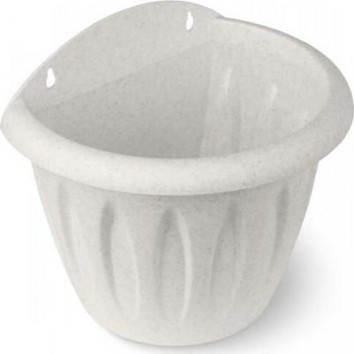 Кашпо настенное Фелиция, 20x17.3 см, 20x14.6x17.3 см, мрамор – фото 1