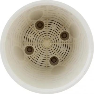 Горшок 16 л. "Velvet" d33 см. бежевый – фото 2