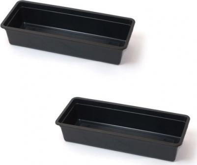 Ящик для рассады, 50 x 15 x 10 см, 5 л., чёрный – фото 5