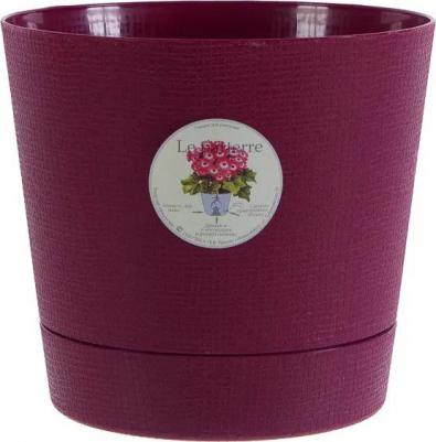 Горшок цветочный Партер ?19.5 h17 см v2.8 л пластик бордовый – фото 2