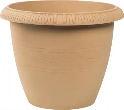 Горшок цветочный Жардин ?35 h29 см v13 л пластик золотой