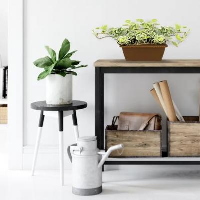 Ящик балконный Жардин 40x20x15 см v12 л пластик коричневый – фото 1