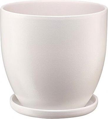 Горшок для цветов Бутон 4.7 л молочно-белый (21.6x19.5 см) – фото 3