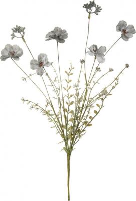 Искусственный цветок Фиалка ночная 50см, темно-голубой